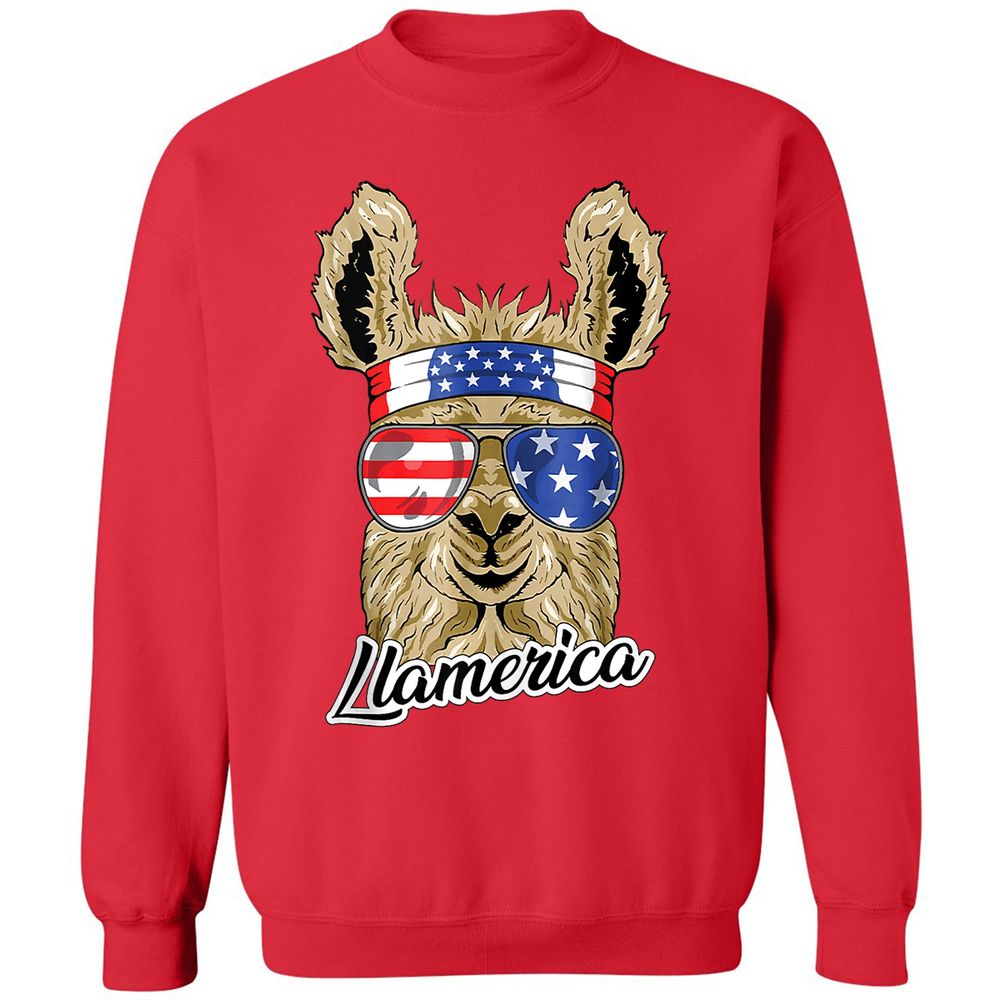 Classic Unisex Sweatshirt - PEKHCDFZ - Red - 5