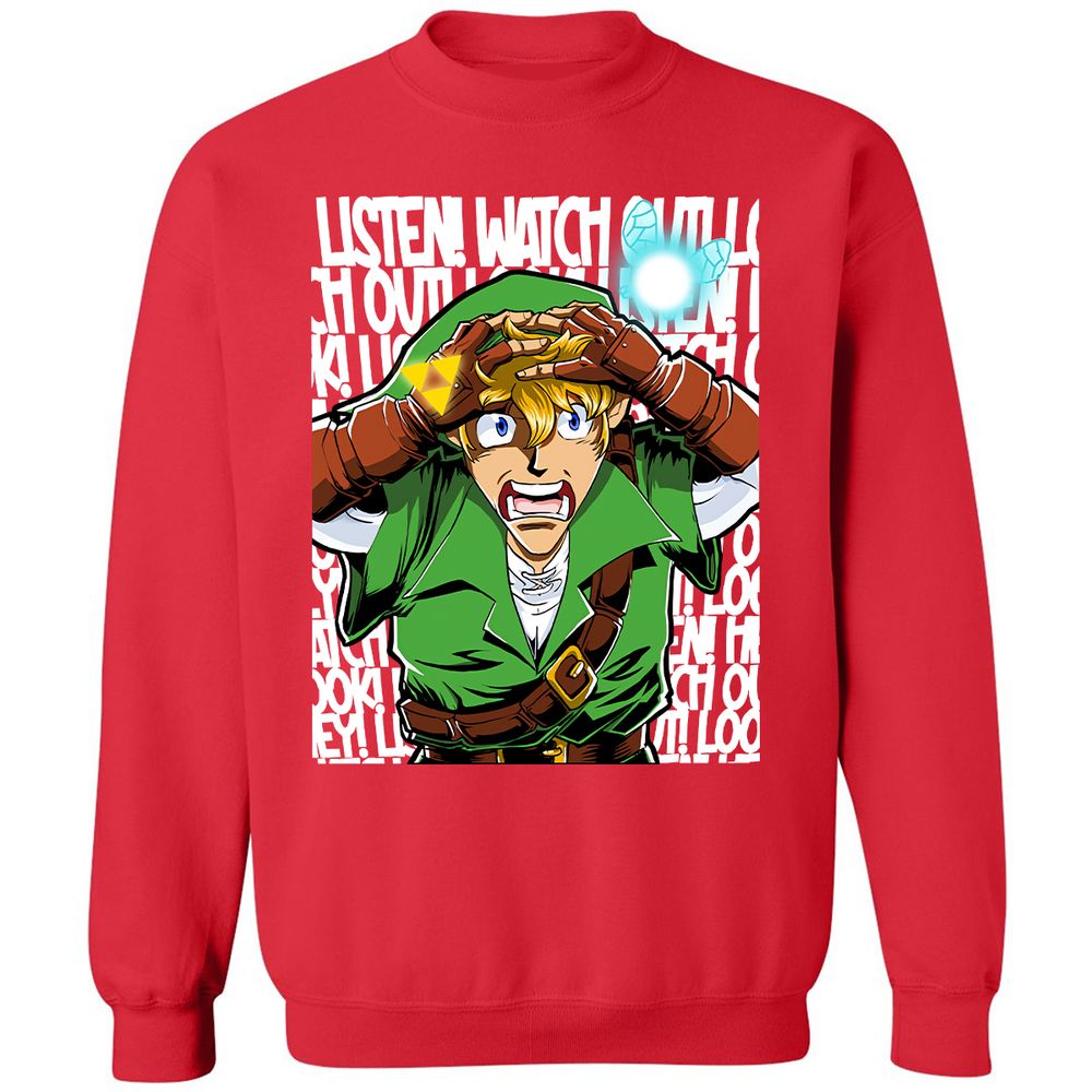 Classic Unisex Sweatshirt - EBH6BSNG - Red - 5