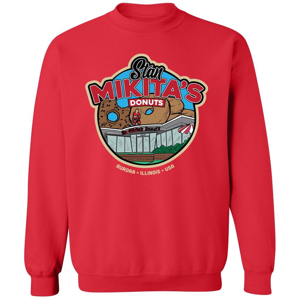 Classic Unisex Sweatshirt - 1ZK6C7VB - Red - 5