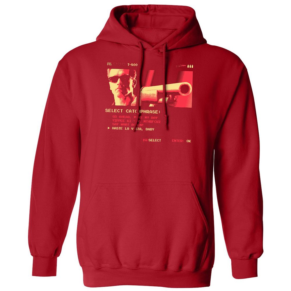 Classic Unisex Hoodie - 7FCQDX23 - Red - 5