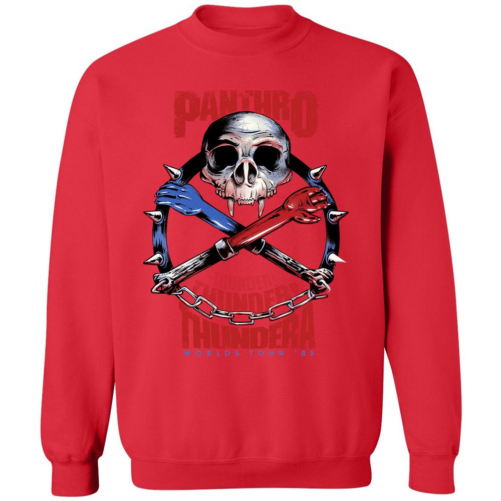 Classic Unisex Sweatshirt - 58HZRM6L - Red - 5