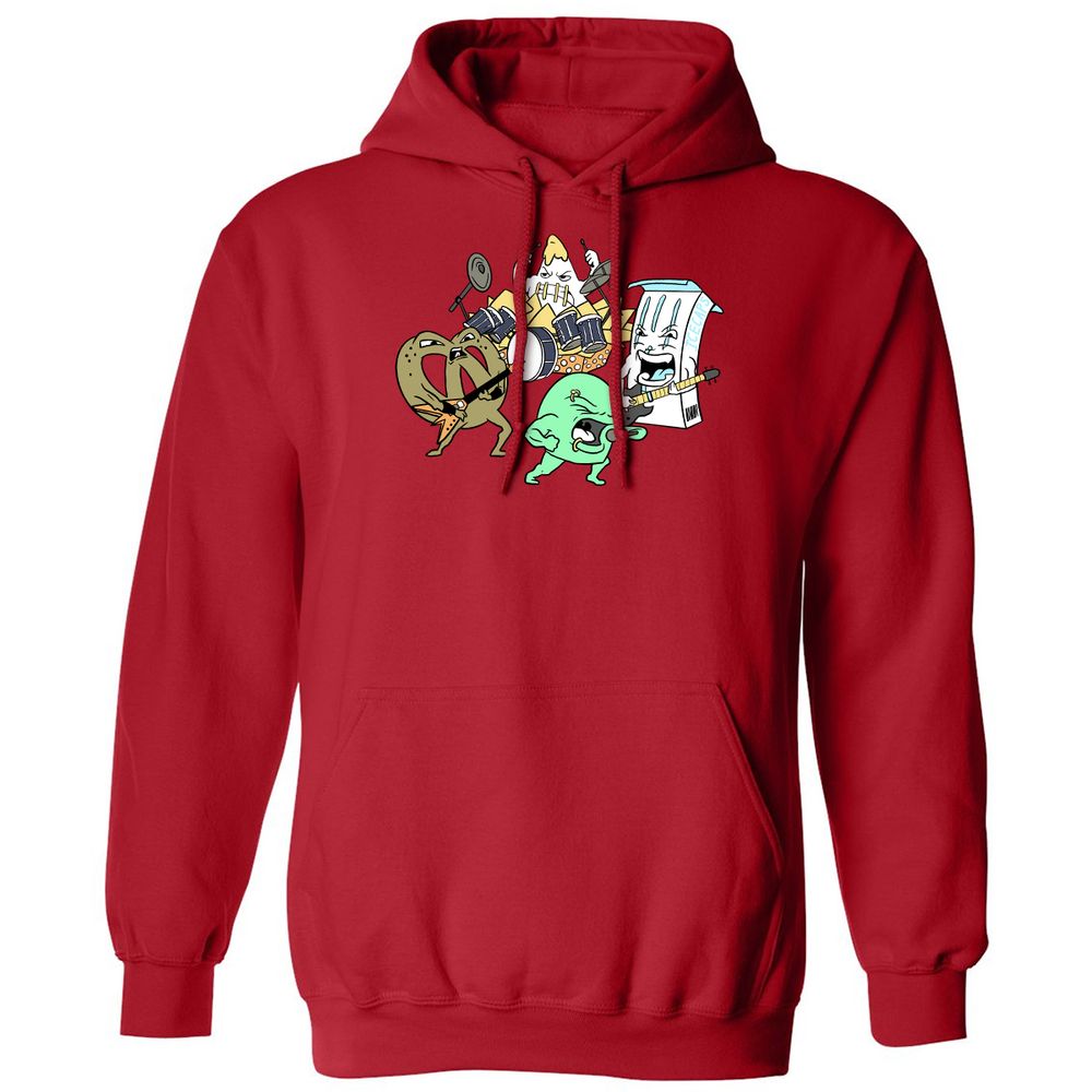 Classic Unisex Hoodie - DQPX8V4T - Red - 5