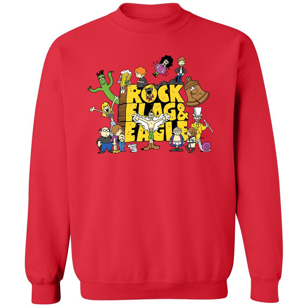 Classic Unisex Sweatshirt - QFHLK66G - Red - 5