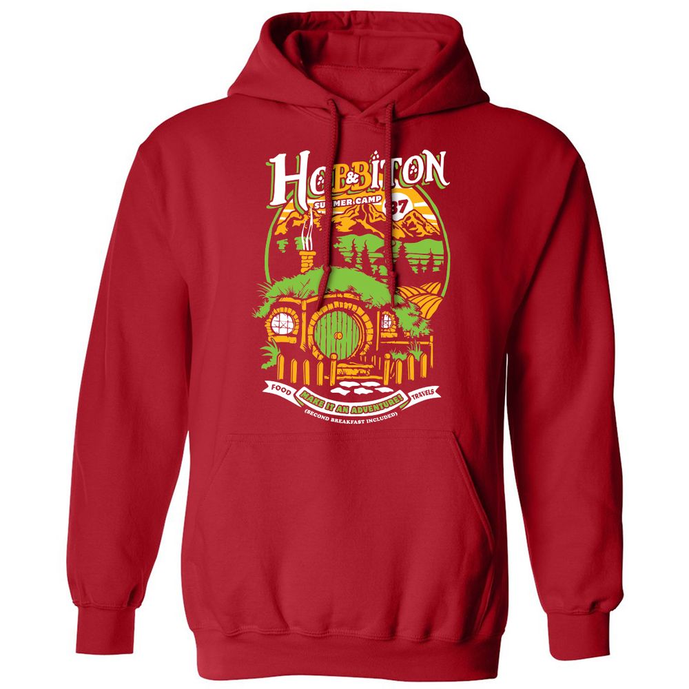 Classic Unisex Hoodie - QBGX1ZNV - Red - 5
