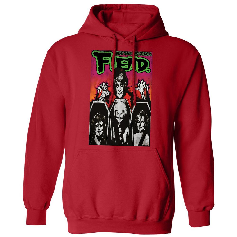 Classic Unisex Hoodie - QPWSYA4R - Red - 5