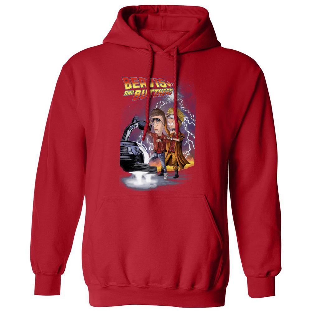 Classic Unisex Hoodie - PVFE6HKS - Red - 5