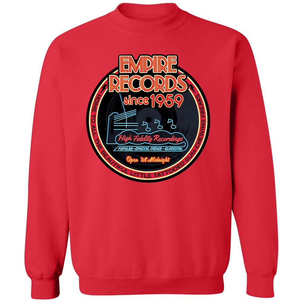 Classic Unisex Sweatshirt - RJA59J8J - Red - 5