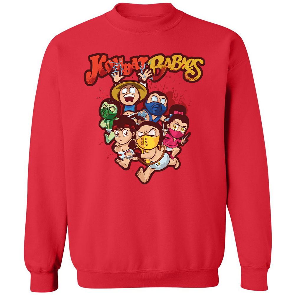 Classic Unisex Sweatshirt - 1XH9TZ3E - Red - 5