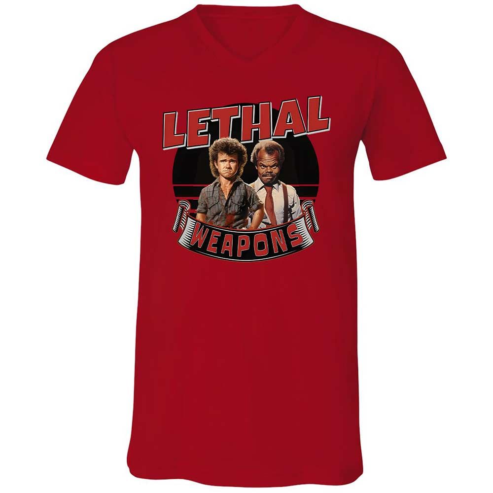 Unisex V-Neck T-Shirt - G4KE8GGG - Red - 5