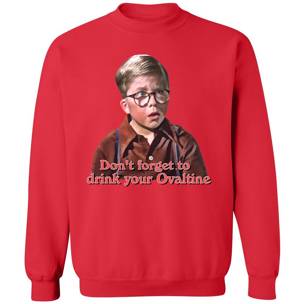 Classic Unisex Sweatshirt - X5DWZTYN - Red - 5