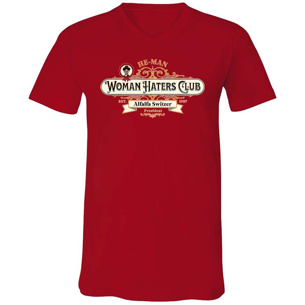 Unisex V-Neck T-Shirt - ZRWKEH1F - Red - 5