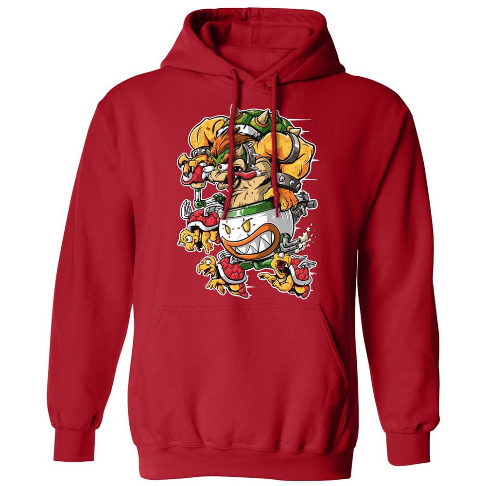 Classic Unisex Hoodie - Z3ELBDFN - Red - 5
