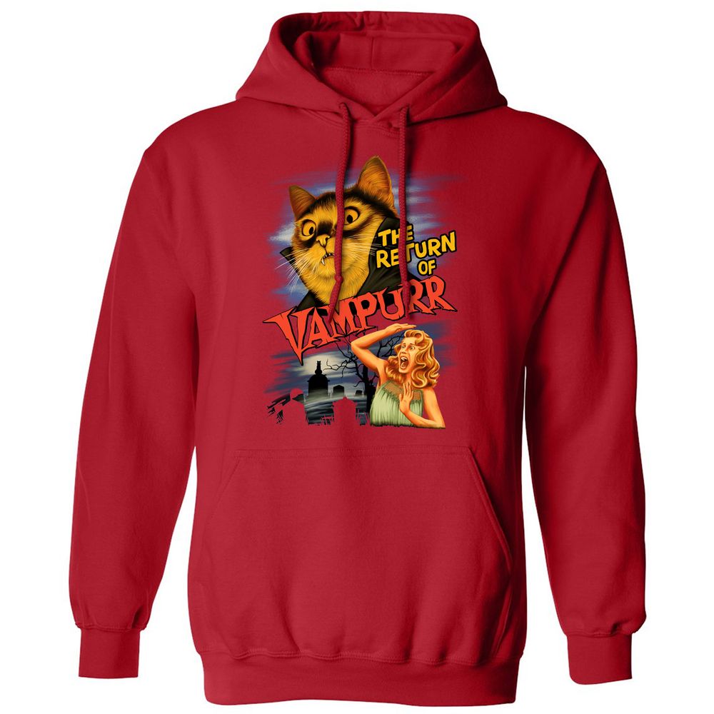 Classic Unisex Hoodie - AS4J4TGL - Red - 5