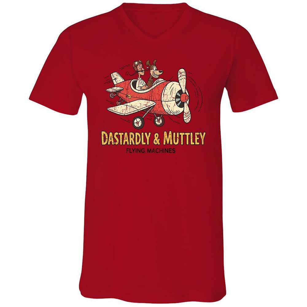 Unisex V-Neck T-Shirt - TFMP1BJZ - Red - 5