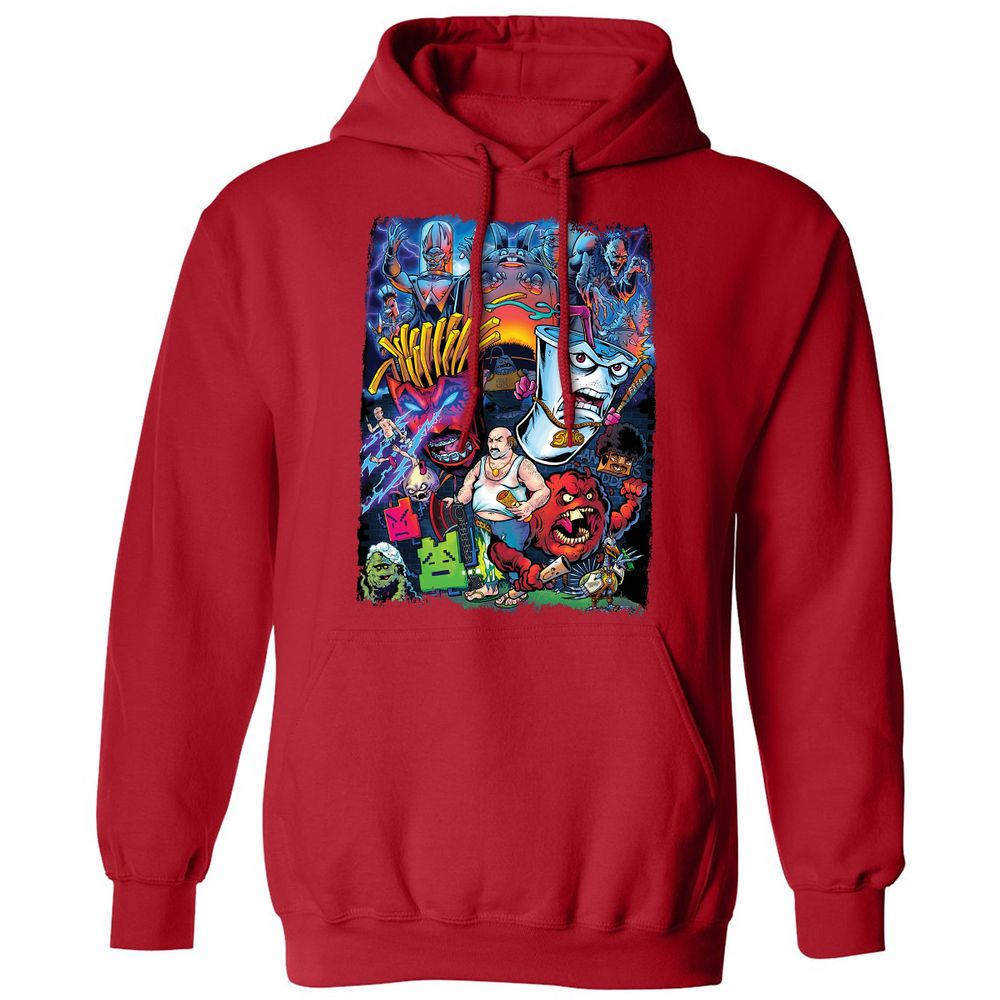 Classic Unisex Hoodie - GUR7VKRJ - Red - 5