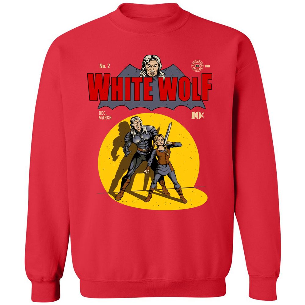 Classic Unisex Sweatshirt - SKLFQABQ - Red - 5