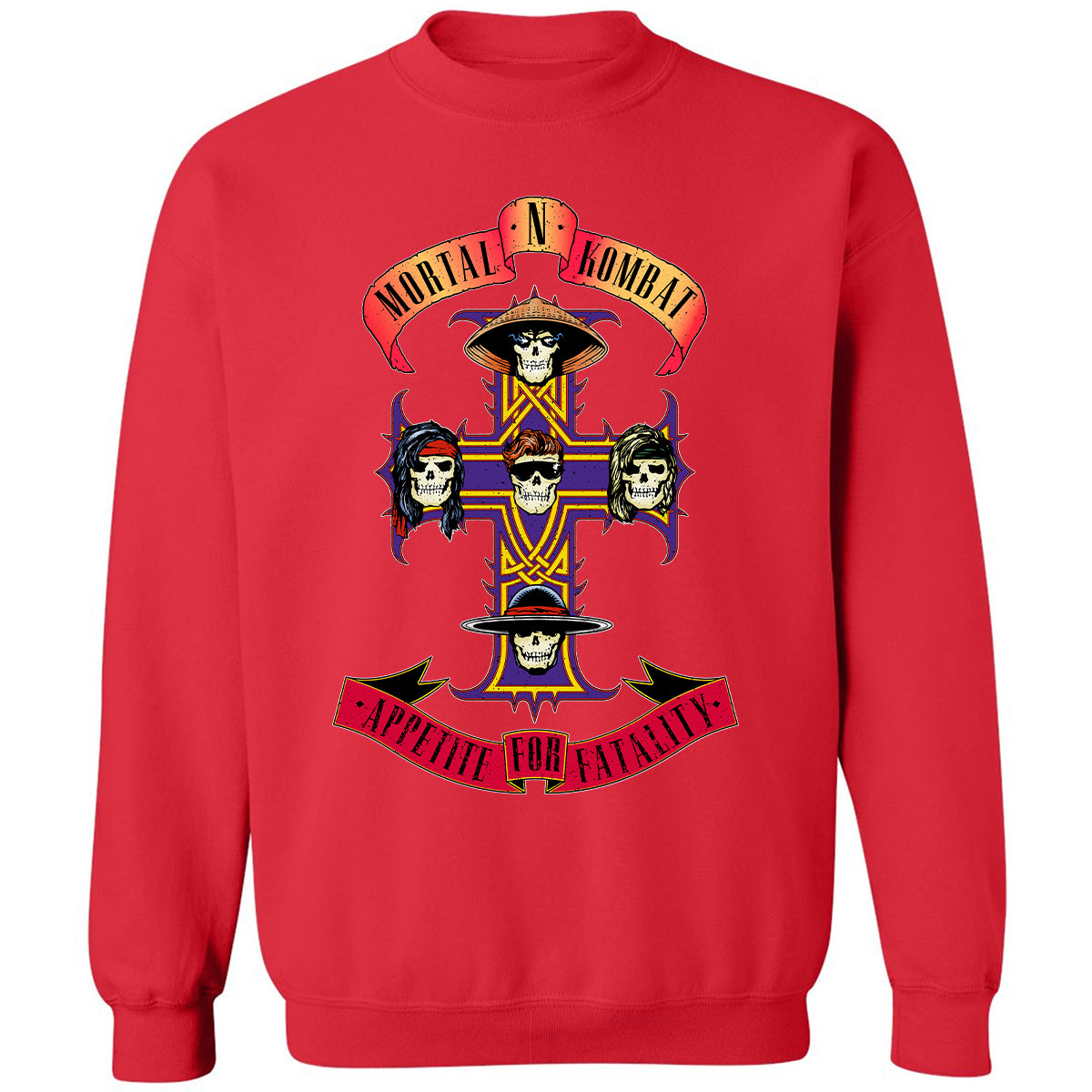 Classic Unisex Sweatshirt - ML6NWJ2G - Red - 5