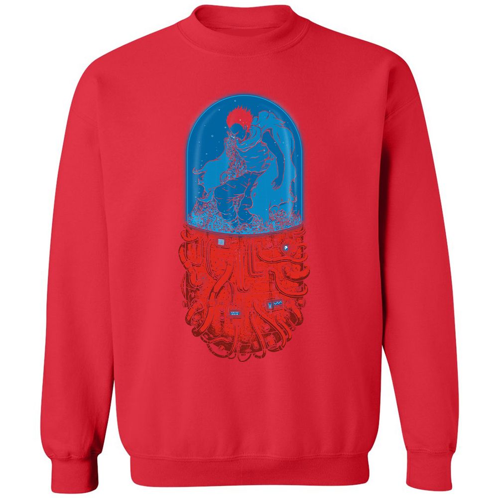 Classic Unisex Sweatshirt - 99G9RC89 - Red - 5