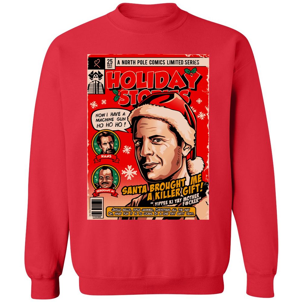 Classic Unisex Sweatshirt - QM6HP2PY - Red - 5