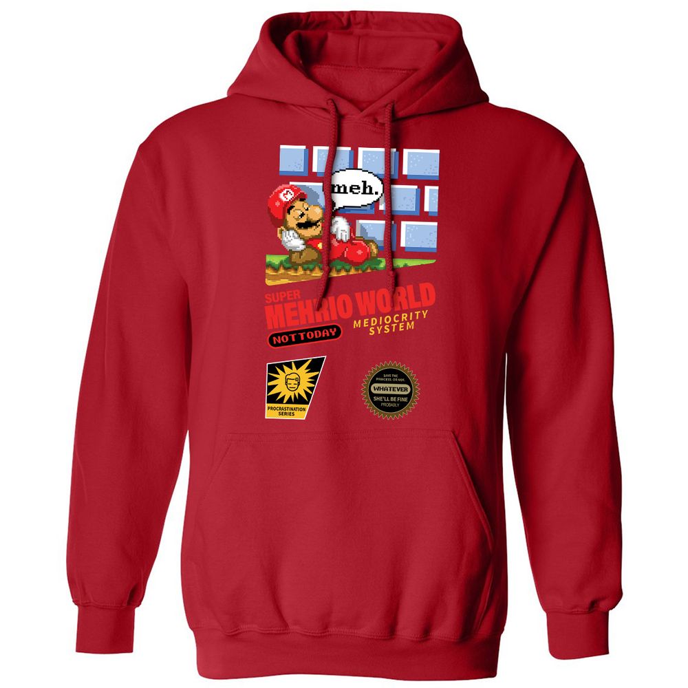 Classic Unisex Hoodie - M4W969C7 - Red - 5