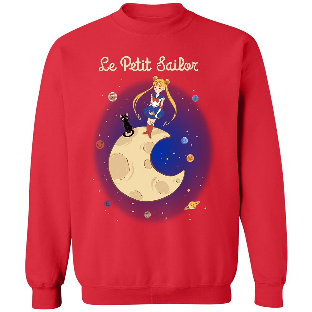 Classic Unisex Sweatshirt - HWBQZDNL - Red - 5