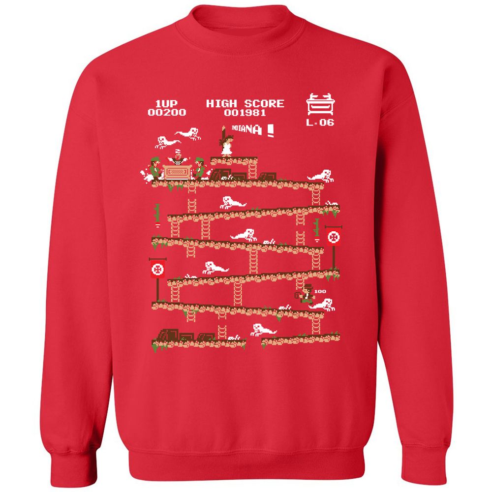 Classic Unisex Sweatshirt - M6RMR5CH - Red - 5