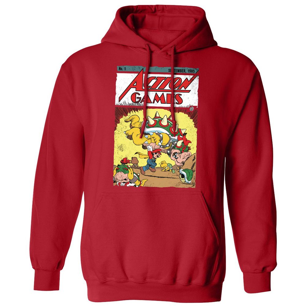 Classic Unisex Hoodie - EN8H8S32 - Red - 5