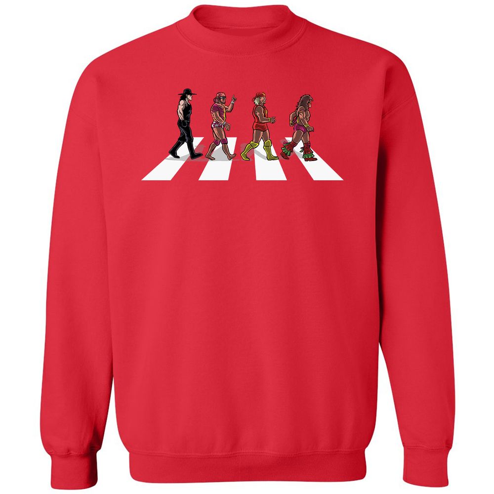 Classic Unisex Sweatshirt - TBR2LZGK - Red - 5
