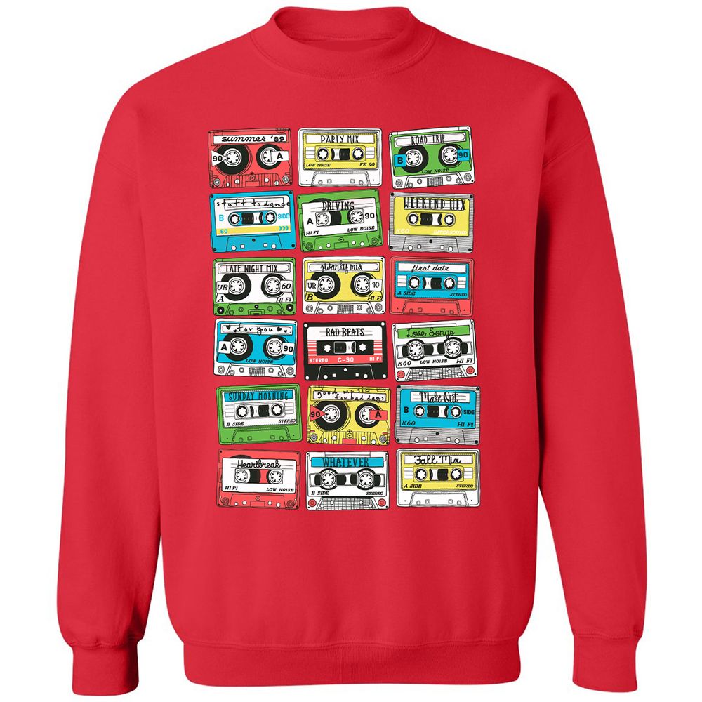 Classic Unisex Sweatshirt - 3JZN235J - Red - 5