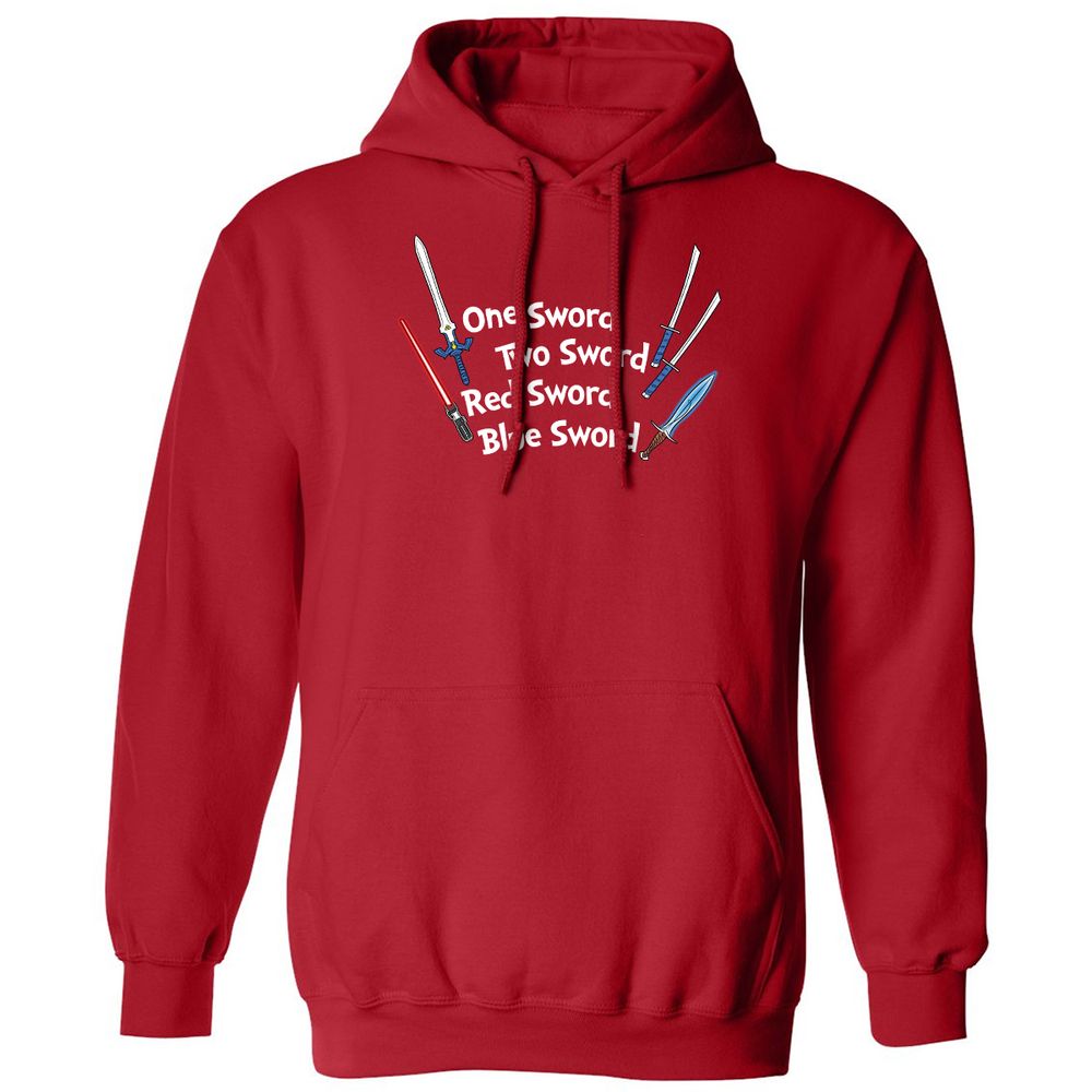 Classic Unisex Hoodie - DJX475EM - Red - 5