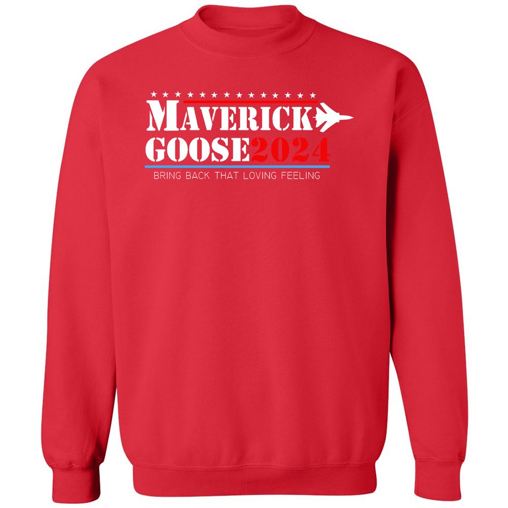 Classic Unisex Sweatshirt - YU8VU54T - Red - 5
