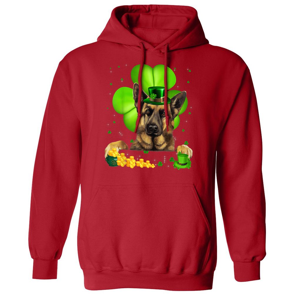 Classic Unisex Hoodie - T9LXA4V8 - Red - 5