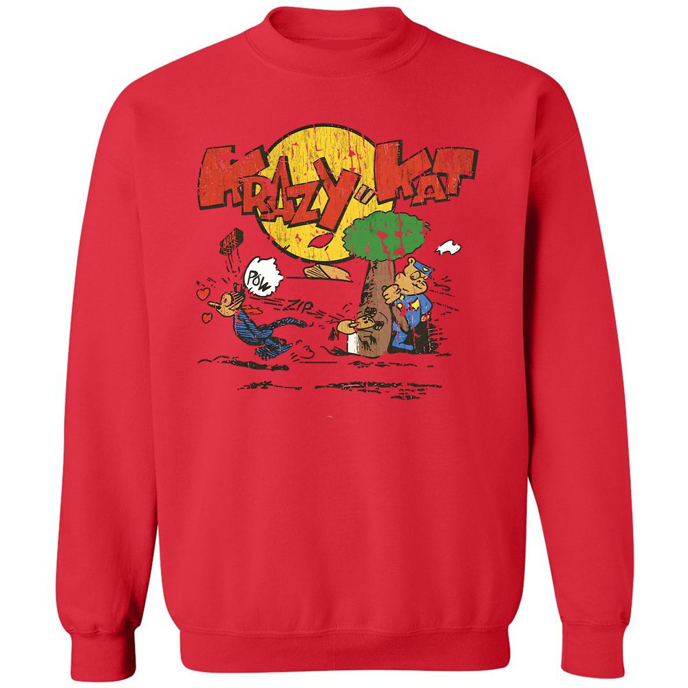 Classic Unisex Sweatshirt - JU5R8GJN - Red - 5