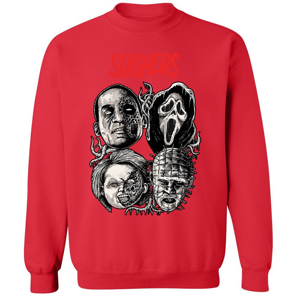 Classic Unisex Sweatshirt - 6VQA52U7 - Red - 5