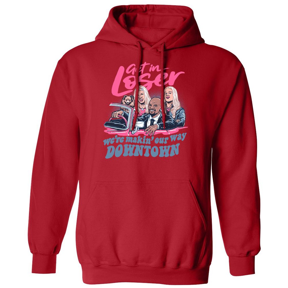 Classic Unisex Hoodie - CYSDH1X5 - Red - 5