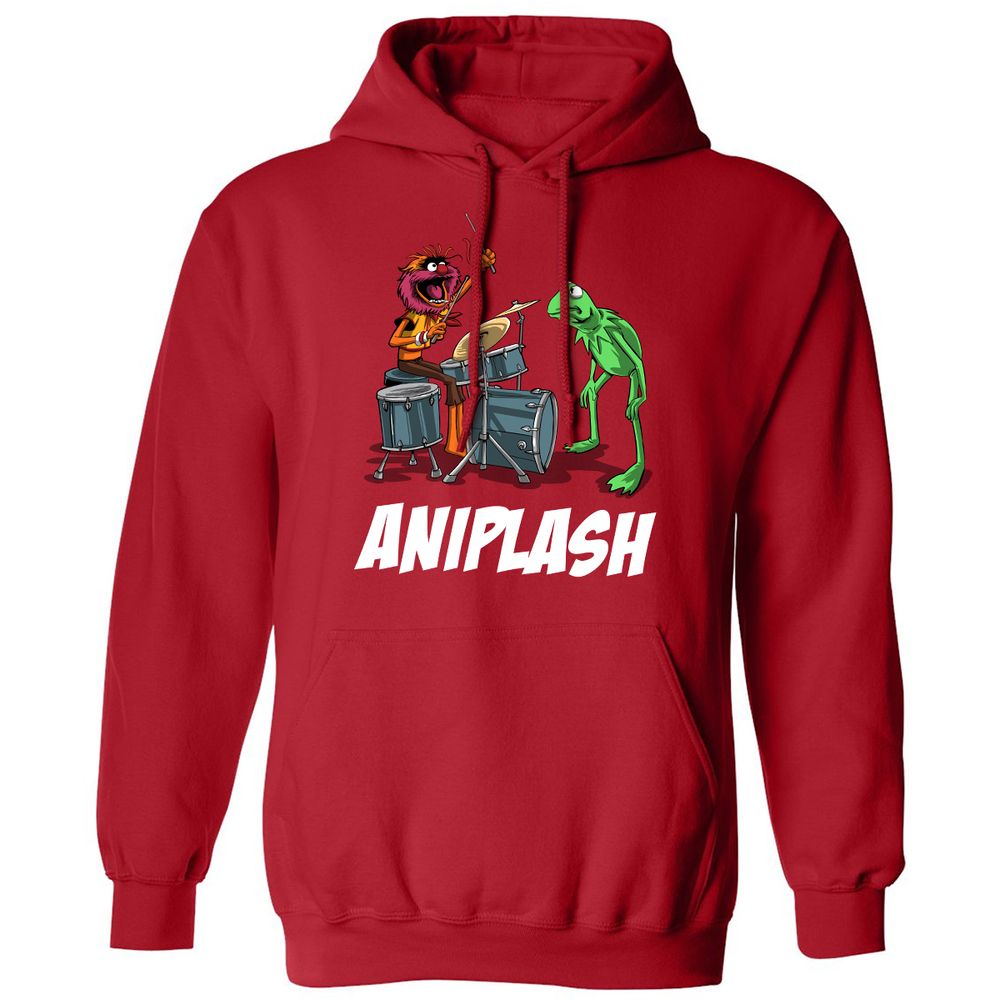 Classic Unisex Hoodie - L24KM8VC - Red - 5