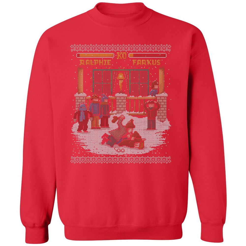 Classic Unisex Sweatshirt - TUV9NEDS - Red - 5