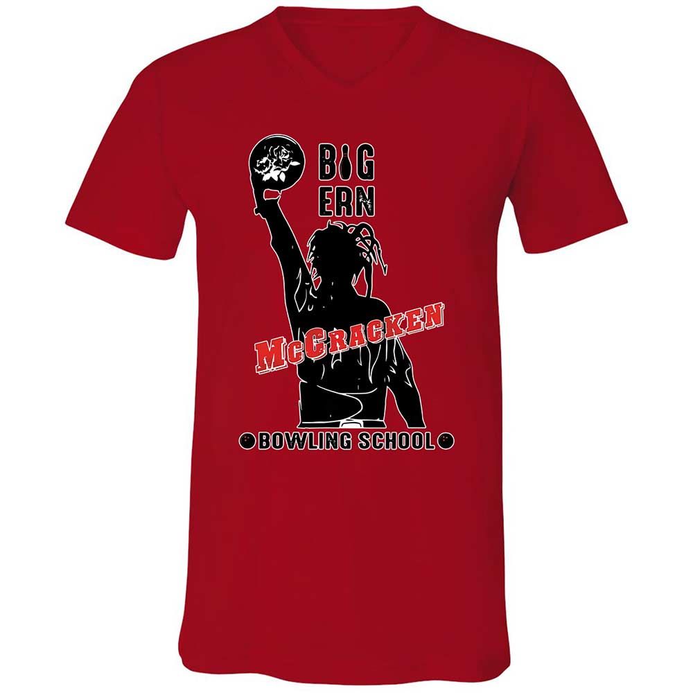 Unisex V-Neck T-Shirt - DFW6AKXU - Red - 5