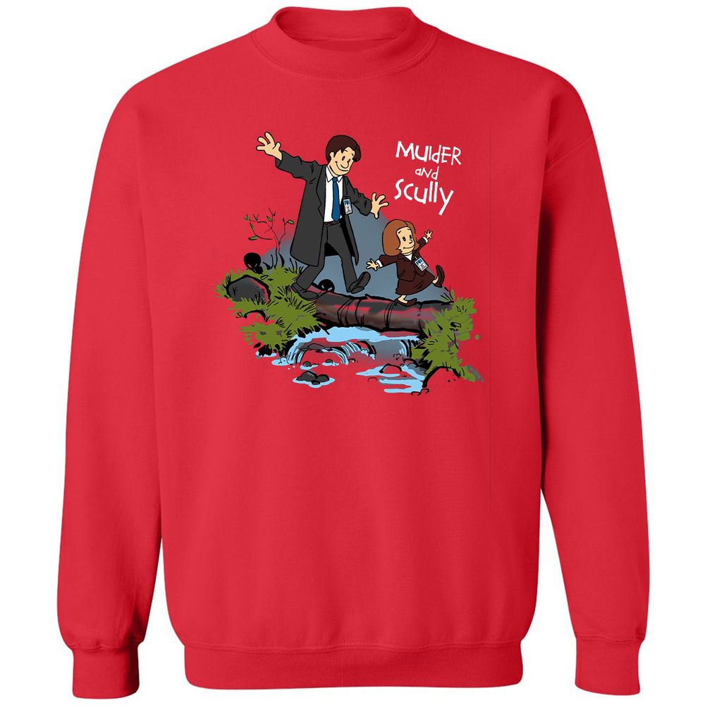 Classic Unisex Sweatshirt - NQ82XYPK - Red - 5