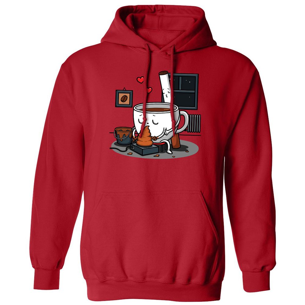 Classic Unisex Hoodie - FJQHKHUD - Red - 5