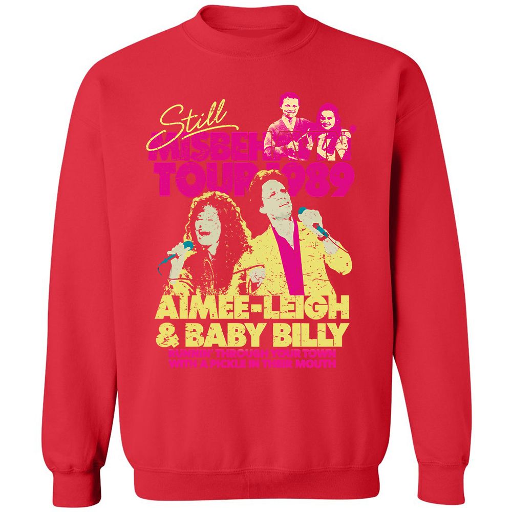 Classic Unisex Sweatshirt - F9Q5U9CC - Red - 5