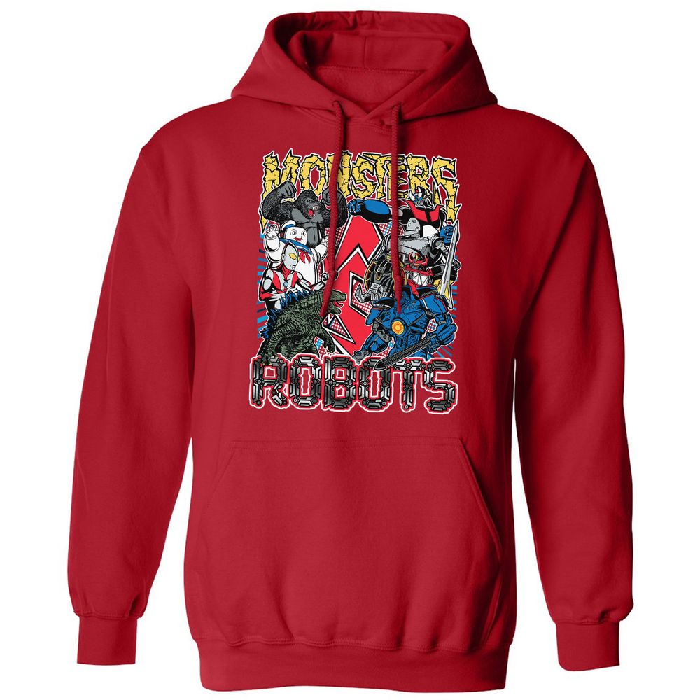 Classic Unisex Hoodie - 9BDB1PQ6 - Red - 5