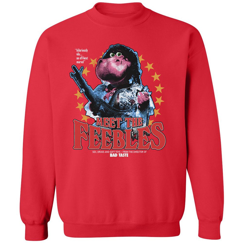 Classic Unisex Sweatshirt - 86CJ7RQY - Red - 5