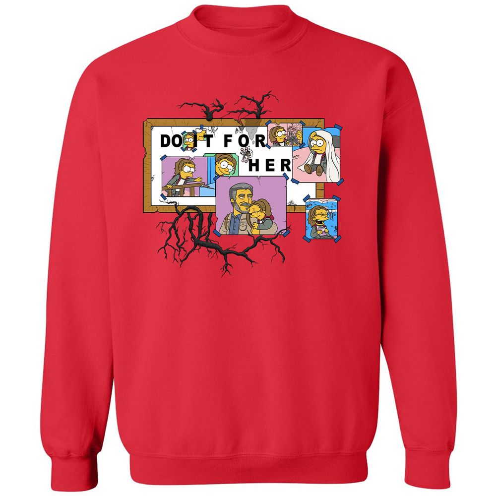Classic Unisex Sweatshirt - 1B31S3PL - Red - 5
