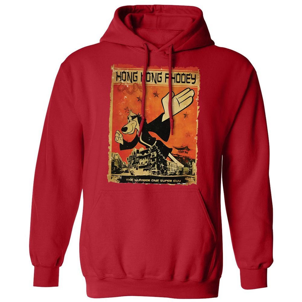 Classic Unisex Hoodie - QQ3ZEU7E - Red - 5