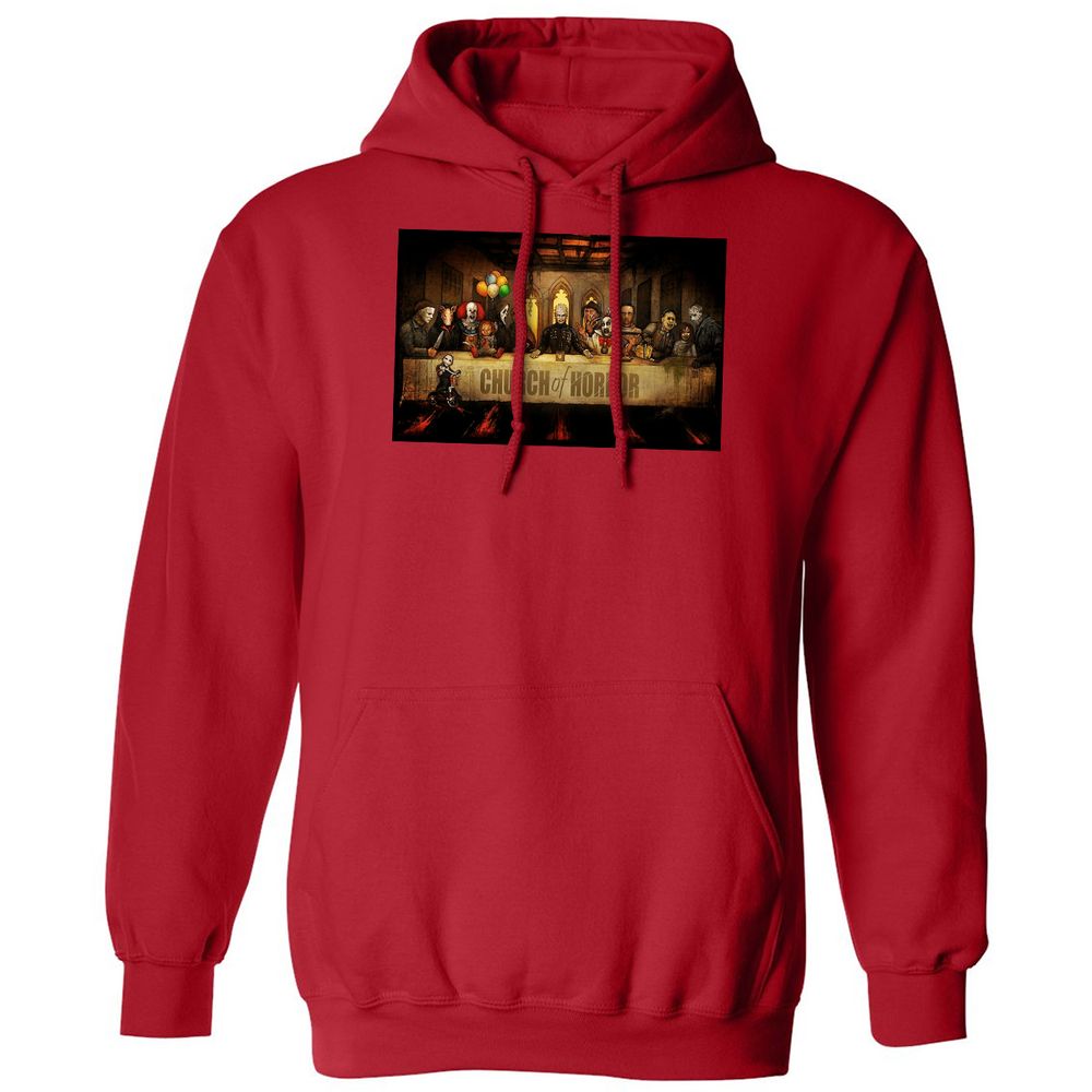 Classic Unisex Hoodie - 8RXEGB74 - Red - 5
