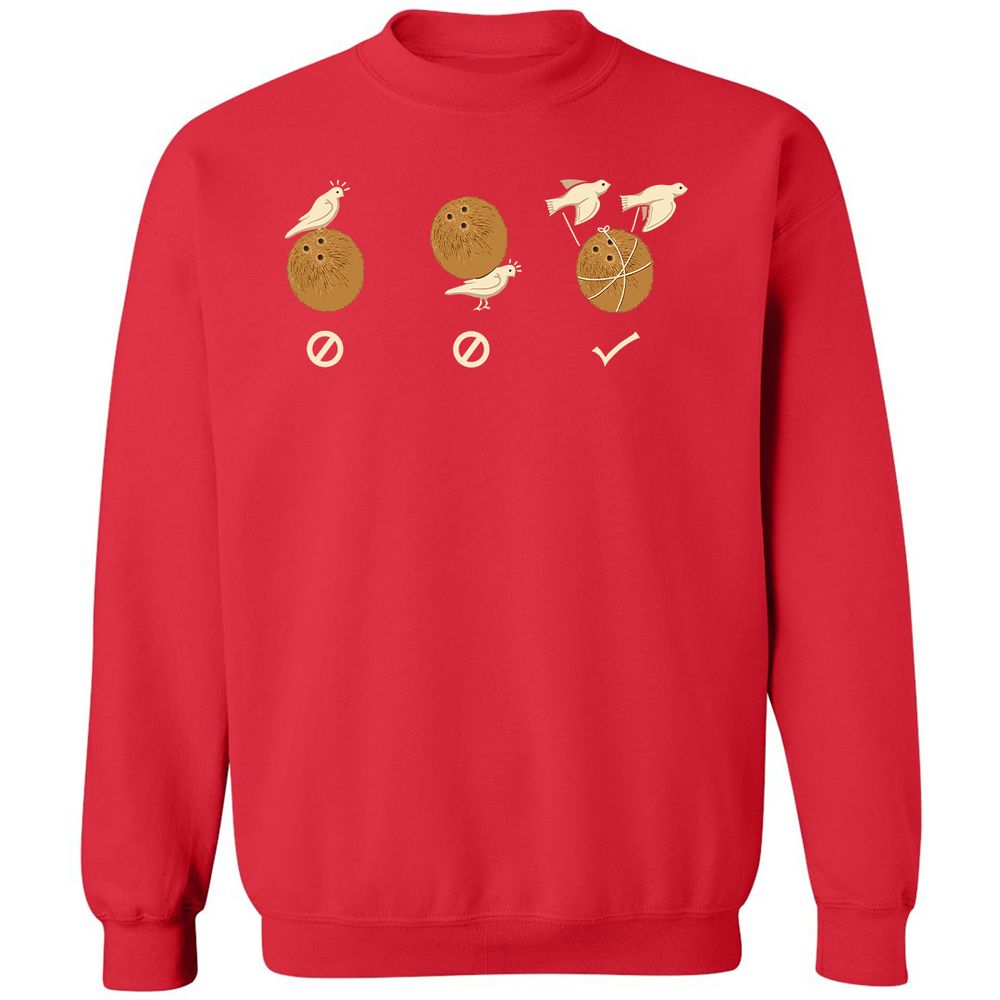 Classic Unisex Sweatshirt - FMVA5VE7 - Red - 5