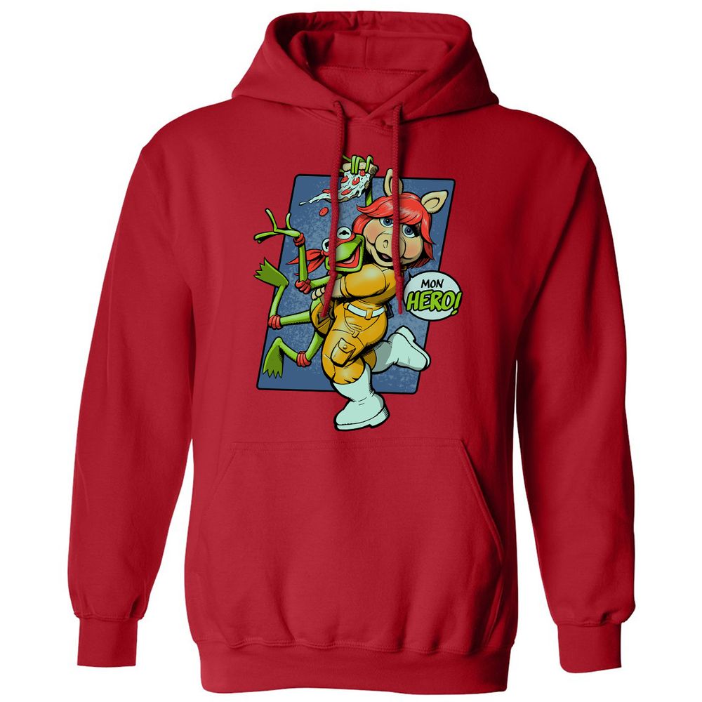 Classic Unisex Hoodie - P6D39PWA - Red - 5