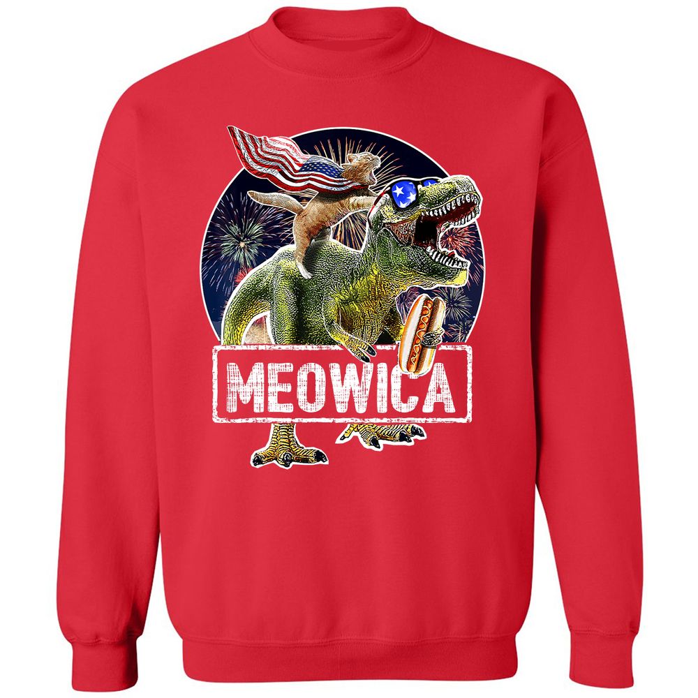 Classic Unisex Sweatshirt - MLB6BJZF - Red - 5