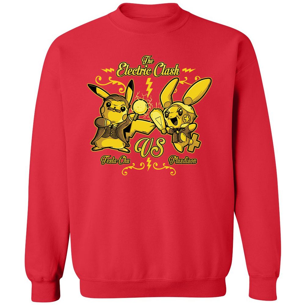 Classic Unisex Sweatshirt - TY4R6HVS - Red - 5